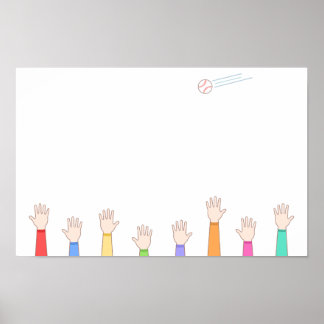 Everyone is aiming for that home run catch. poster