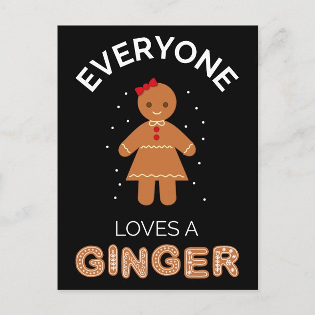 Everyone Loves A Ginger III Postkarte (Vorderseite)