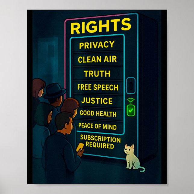 Everything For A Price Funny Satire Gift  Poster (Vorne)