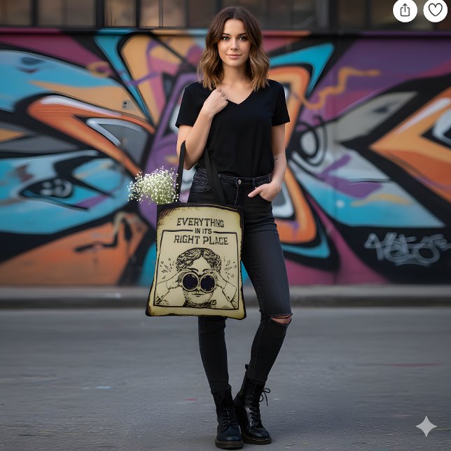 Everything in Its Right Place Tote Tasche (Von Creator hochgeladen)