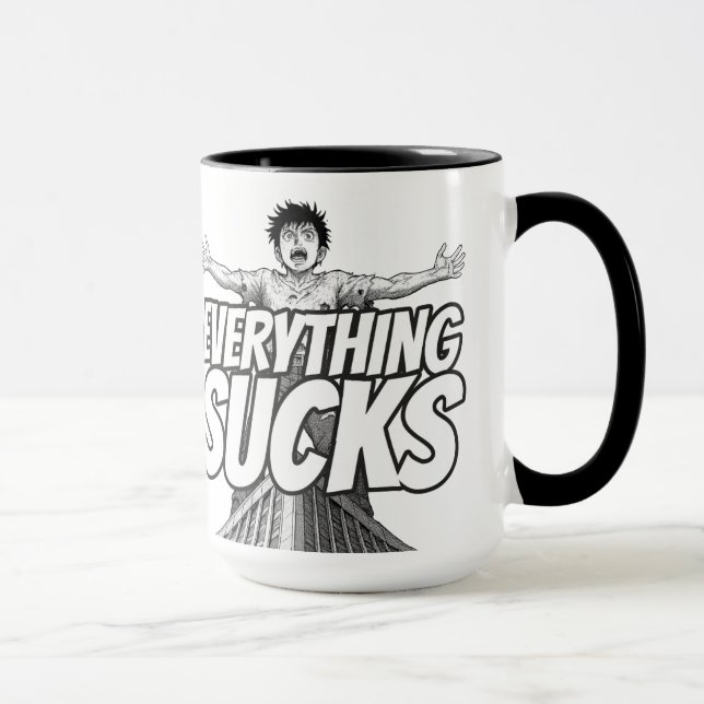 Everything Sucks Mug - Weirdest Timeline Tasse (Rechts)