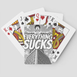 Everything Sucks Spielkarten - Seltsamster Zeitstr