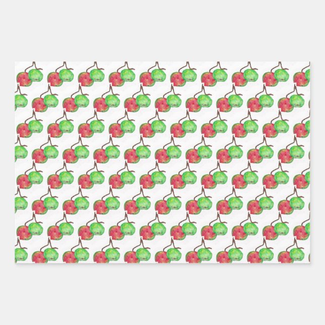 Eve's Versuchung - Grosses Wrapping Paper Sheet Se Geschenkpapier Set (Vorderseite)