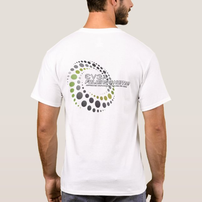 EVGA Folding@Home Spiral Graphic T - Shirt (Rückseite)