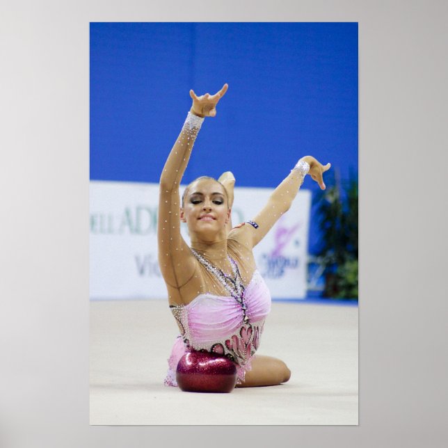Evgeniya Kanaeva-Ball rund um Poster (Vorne)