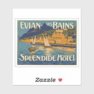 Evian Les Bains Spledide Hotel  Aufkleber