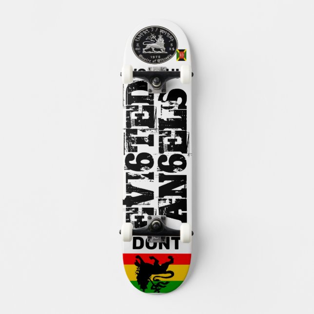 EVICED ANGELS Skateboard (Vorderseite)