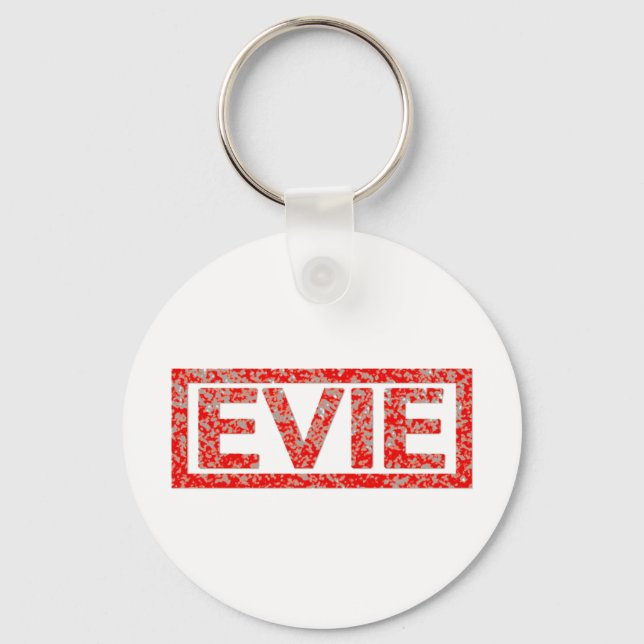 Evie Briefmarke Schlüsselanhänger (Vorderseite)