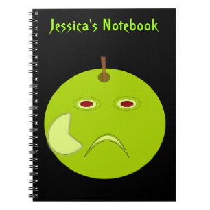 Evil Apple mit Scar halloween Custom Notebook Notizblock