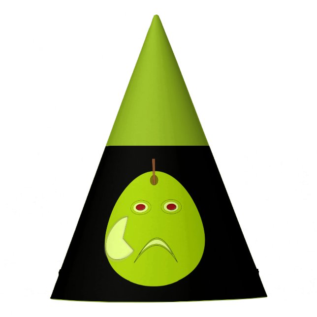 Evil Apple mit Scar Halloween-Party Hat Partyhütchen (Vorderseite)