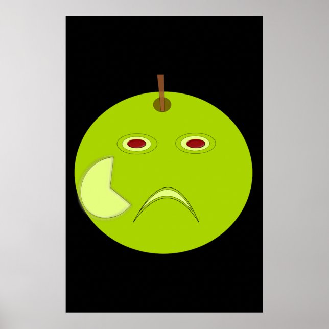Evil Apple mit Scar Halloween Poster (Vorne)