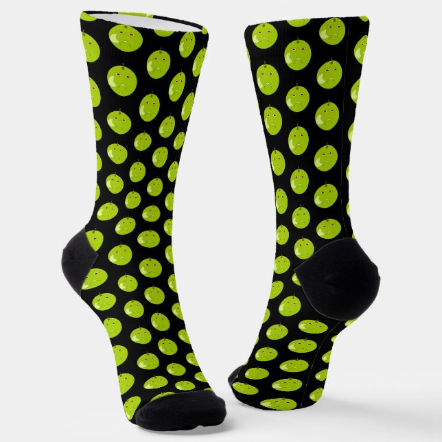 Evil Apple mit Scar Halloween Socken (Gewinkelt)