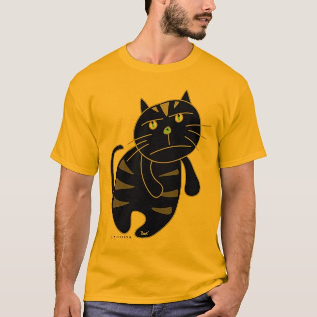 Evil Black Cat T - Shirt (Vorderseite)