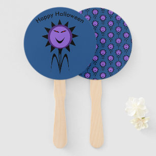 Evil Blume Kawaii Goth Halloween Custom Hand Fan Fächer