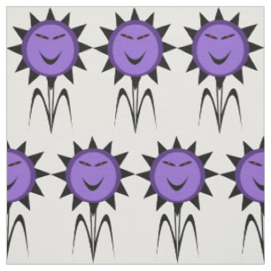 Evil Blume Kawaii Goth Halloween Kunsthandwerk Stoff
