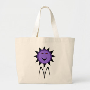 Evil Blume Kawaii Goth Halloween Tote Bag Jumbo Stoffbeutel