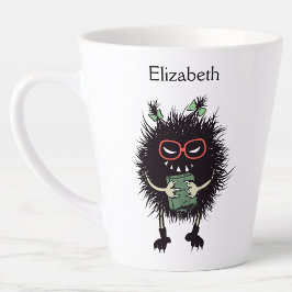 Evil Book Lover Character - Edgy Reading Name Milchtasse