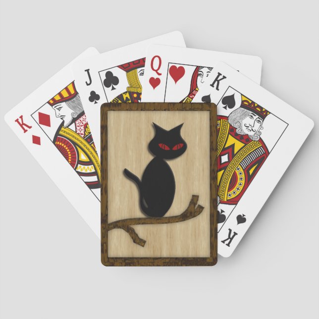 Evil Cat Bicycle Playing Cards Spielkarten (Rückseite)