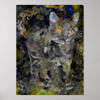 Evil Cat Poster