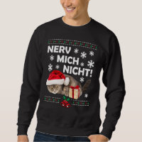 Evil Cat Santa Ugly Weihnachten Sad Cat Xmas