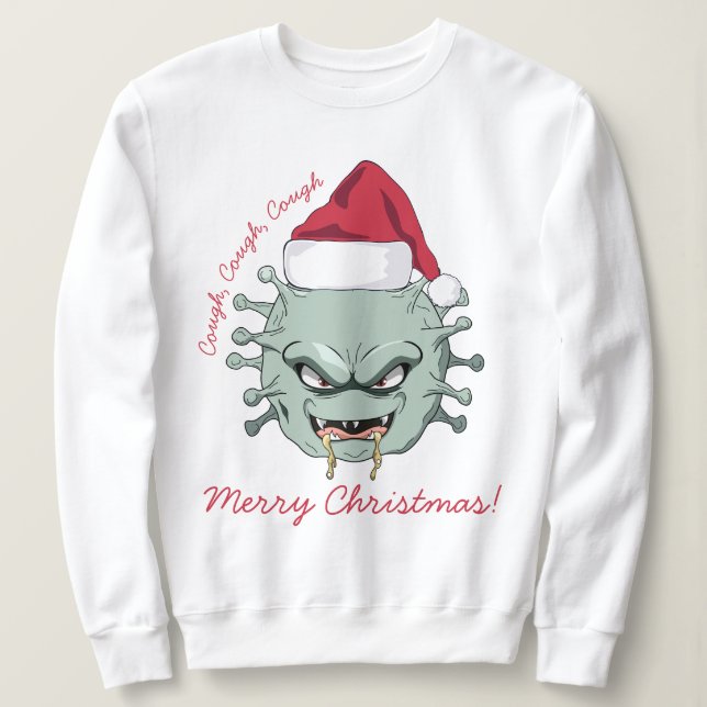 Evil Christmas Virus Sweatshirt (Design vorne)