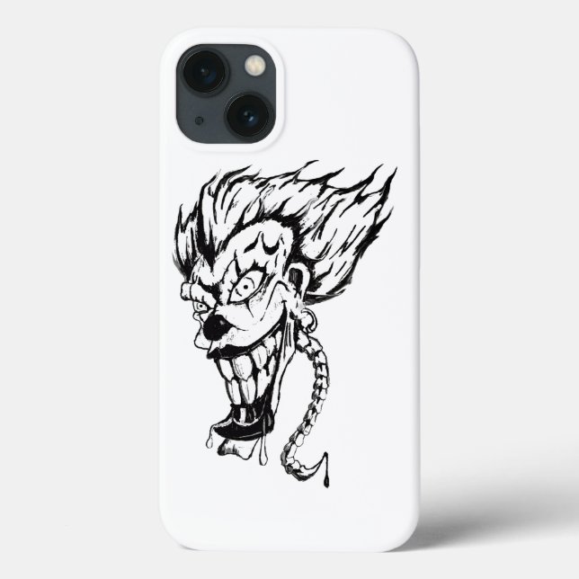 Evil clown Apple iPhone X, Tough Xtreme Phone Case (Rückseite)