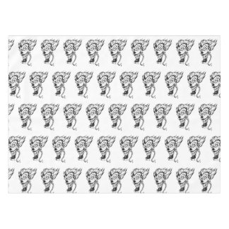 Evil clown Custom Cotton Tablecloth Tischdecke