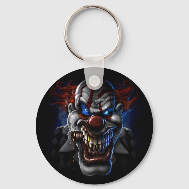 Evil Clown Face Schlüsselanhänger (Vorderseite)