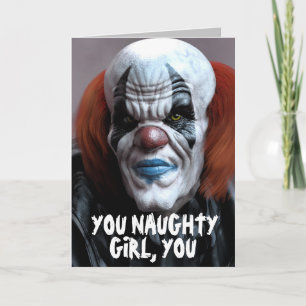 EVIL CLOWN FÜR IHRE FUNNY GREETING CARDS KARTE