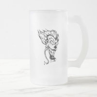 Evil Clown mattierte Tasse