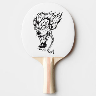 Evil Clown Ping Pong Paddle Tischtennis Schläger