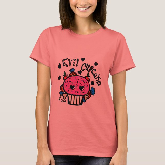 Evil cupcake T-Shirt (Vorderseite)