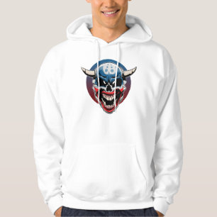 Evil Demon Clown Skull Hoodie