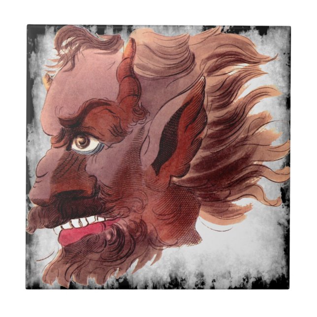 Evil Demon Fliese (Vorderseite)