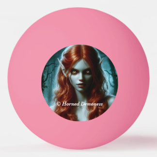 Evil elf and demoness tischtennisball