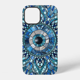 Evil Eye Amulet Mosaic Mandala Art iPhone 12 Hülle