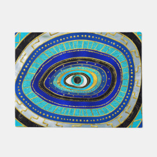 Evil Eye Amulet Ornament Fußmatte