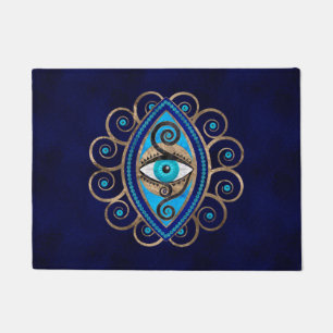 Evil Eye Amulet Ornament Fußmatte