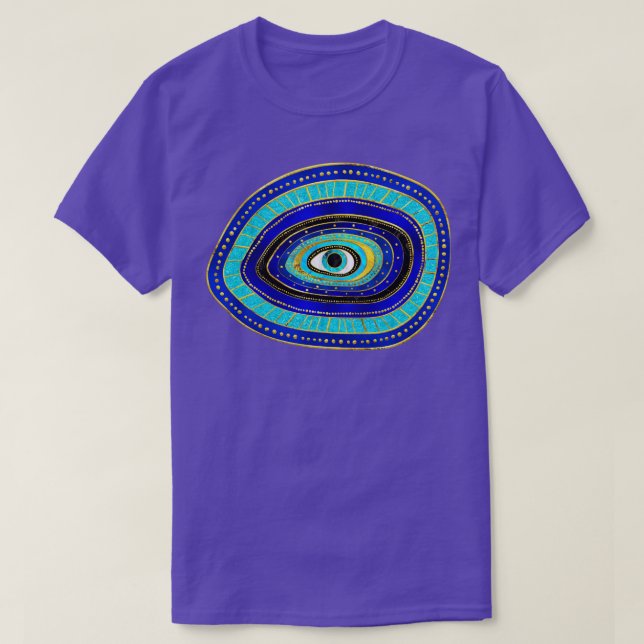 Evil Eye Amulet Ornament T-Shirt (Design vorne)