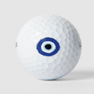 Evil Eye Artistic Blau Griechisch Golfball
