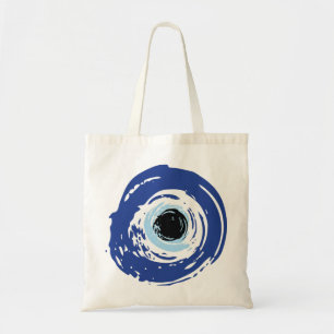 Evil Eye Artistic Blau Griechisch Tragetasche