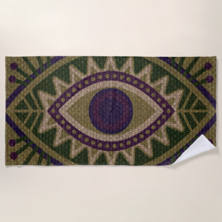 Evil Eye Beach Handtuch
