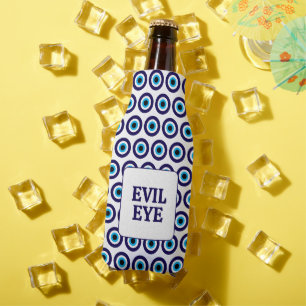Evil Eye Blue Mati drucken Sonderbierflasche coole Flaschenkühler