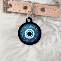 Evil Eye Dog Tag - Personalisierte Pet-ID-Markieru