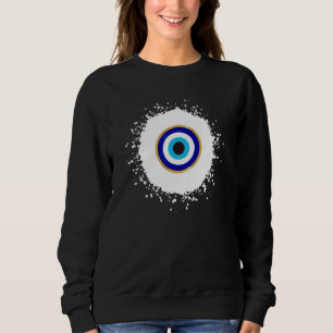Evil Eye Energy Meditation Vibration Viel Glück Ha Sweatshirt