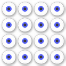 Evil eye Full Sheet Aufkleber