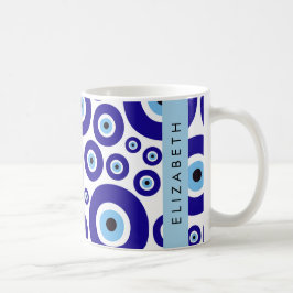 Evil Eye, Greek Eye, Turkish Eye, Mati, Your Name Kaffeetasse