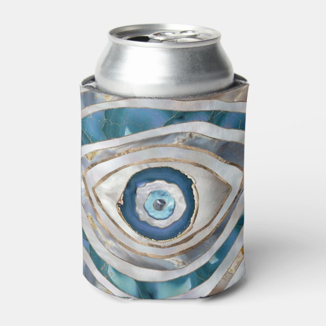 Evil Eye Mineralien und Gold Dosenkühler (Kanne Vorderseite)