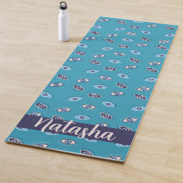 Evil Eye Muster Niedlich Zen Nazar Individuelle Na Yogamatte