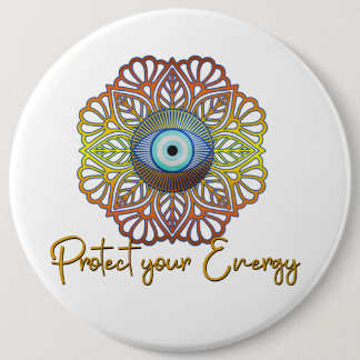 Evil Eye Mystical Celestis Third Eye Energy Button